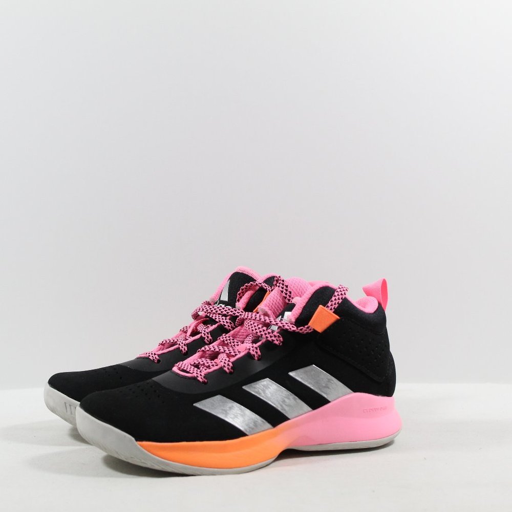 Adidas Kid's Cross Em Up Sneaker GX4793 - Black/Pink Size 13